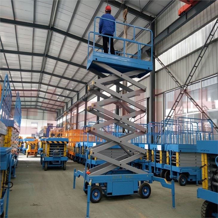 Traction Mobile Scissor Lifting Platform