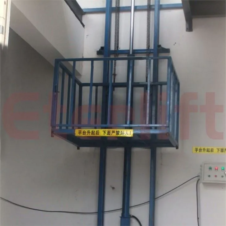 Guide Rail Goods Elevator