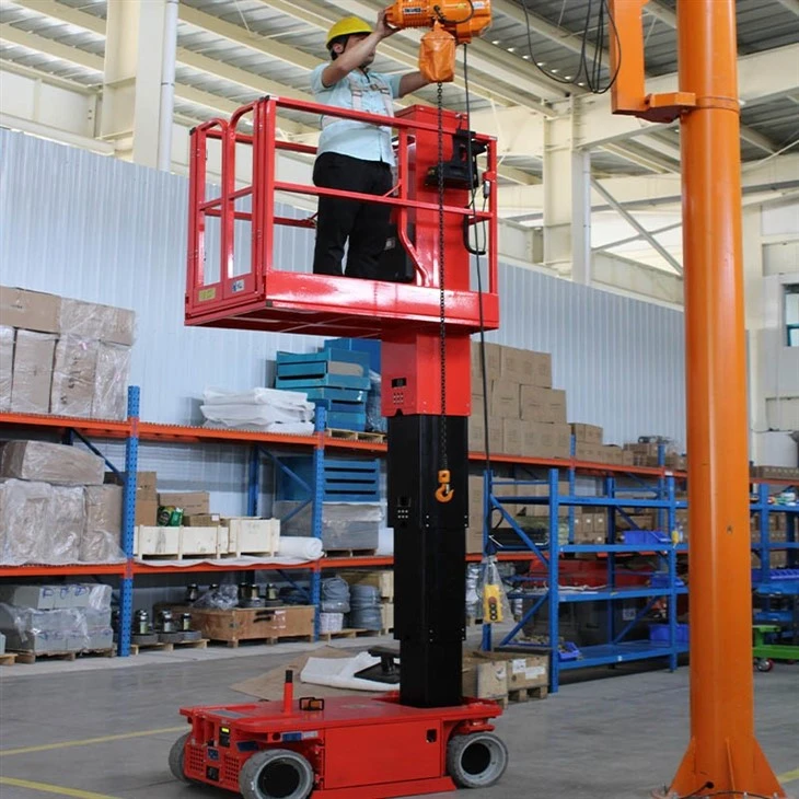 Mobile Vertical Aluminum Mast Lift