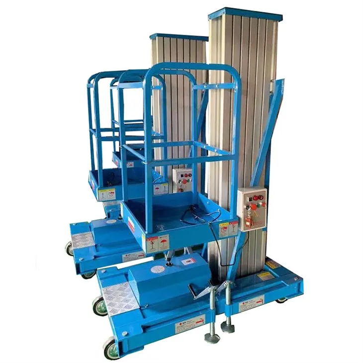 En mast arbeidsplattform i aluminium